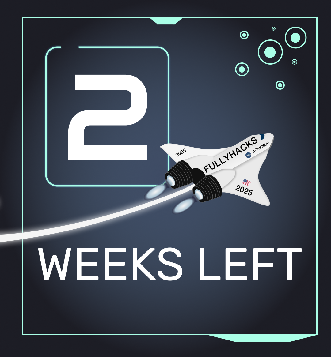 FullyHacks 2025 Instagram Post Countdown 2 Weeks Left