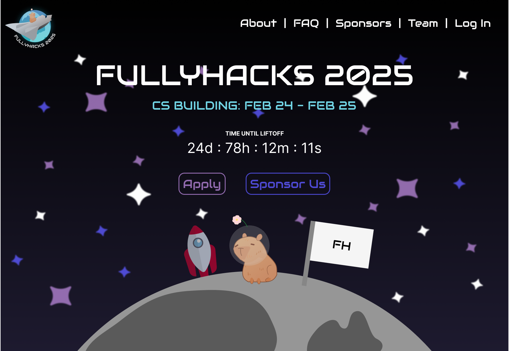 FullyHacks 2025 Landing Page